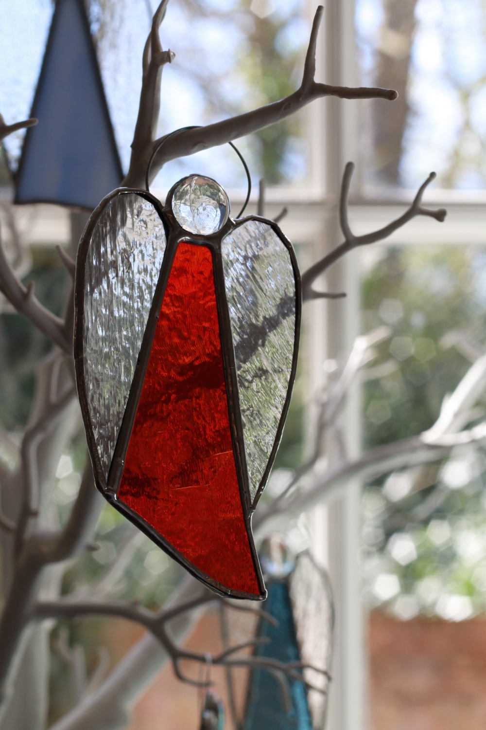 glass christmas decorations