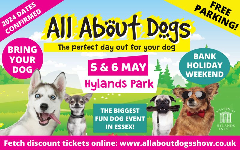 All About Dogs, 5 & 6 May 2024 in Hylands Park