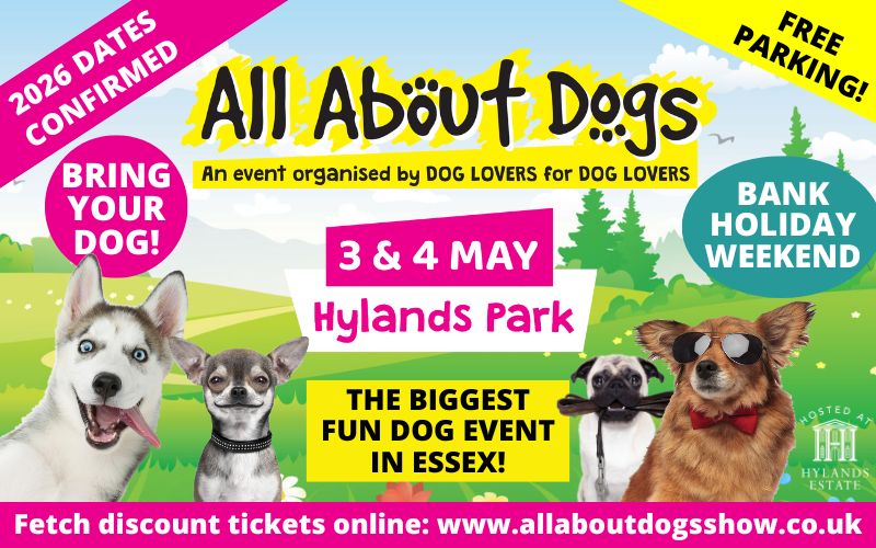 All About Dogs, 3 and 4 May, Hylands Park