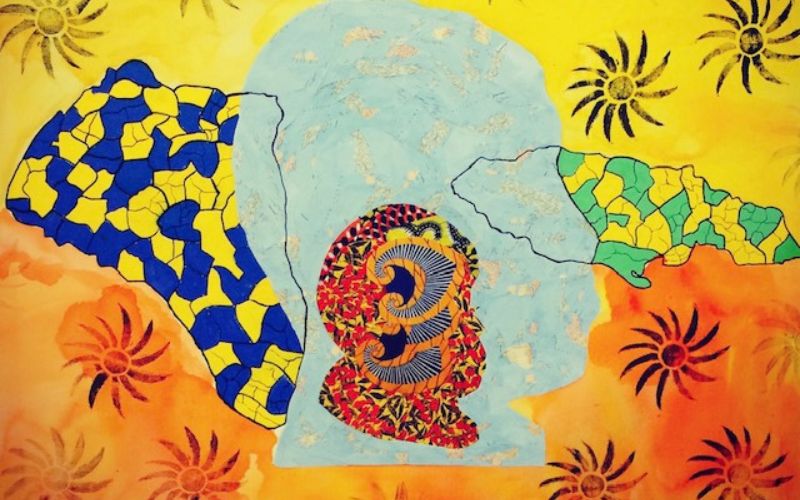 A colourful art collage.