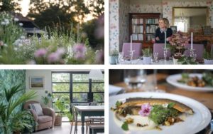 A collage of four photographs.