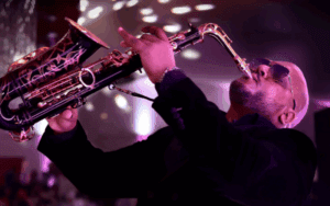 Saxophonist Chris “Zay” Williams.
