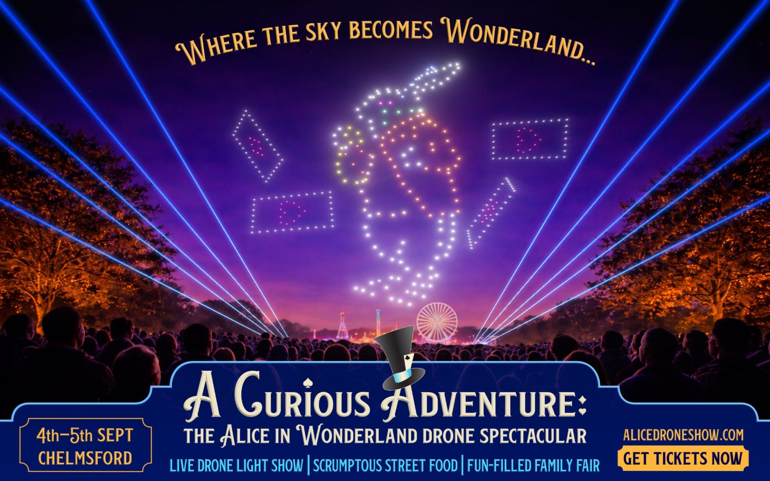 A Curious Adventure: The Alice in Wonderland Drone Spectacular